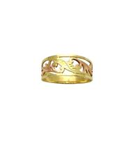 Zlatý prsteň vyrezávaný                                                         